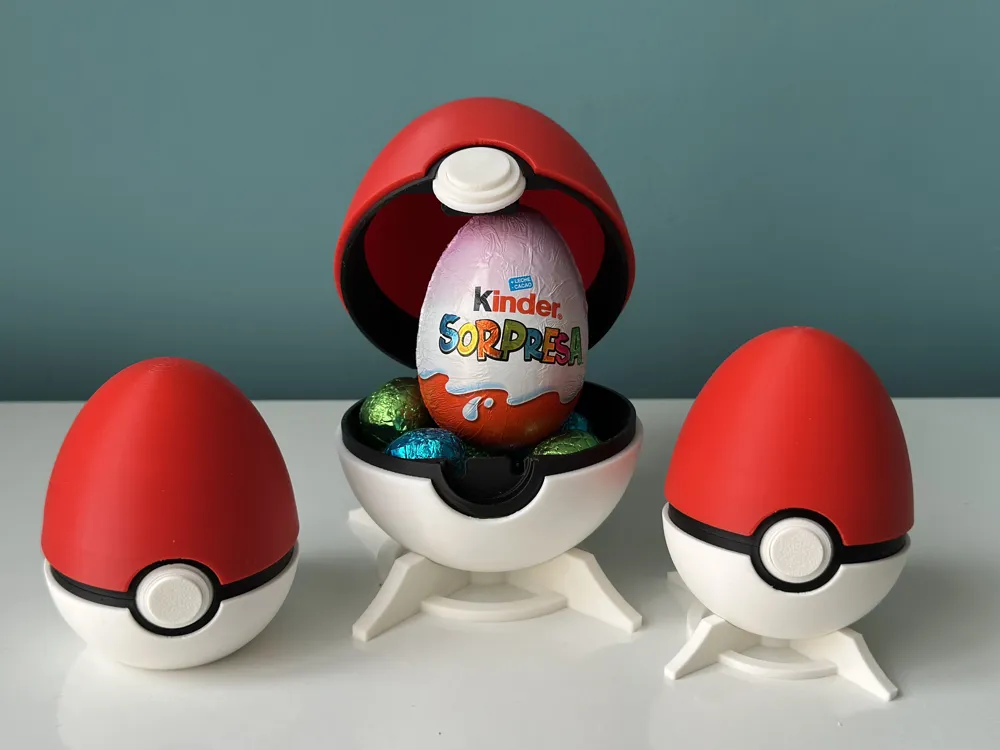 PokéEgg Easter Edition - Poké Ball - Pokémon - Free 3D Print Model ...