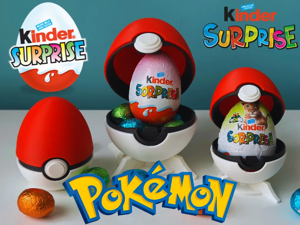 PokéEgg Easter Edition - Poké Ball - Pokémon - Free 3D Print Model ...