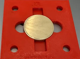 Fiber Laser 32 MM Coin Jig