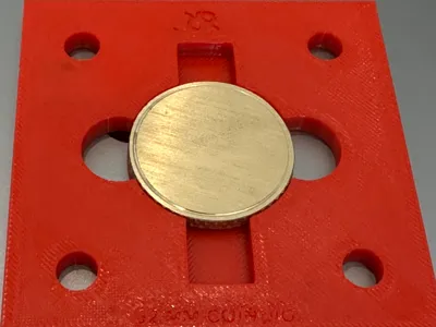 Fiber Laser 32 MM Coin Jig