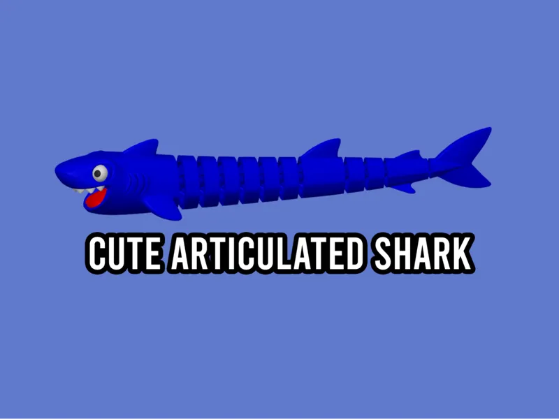 Cute Articulated Shark