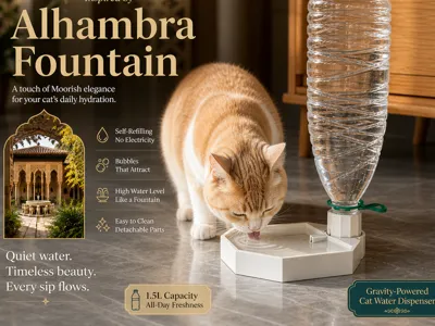 Alhambra Fountain Cat Water Dispenser | Cat Water Dispenser