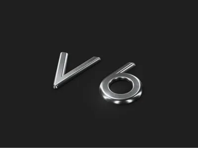 Ford Cougar V6 Emblem