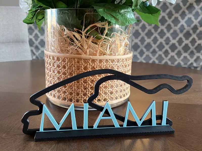 Miami Grand Prix (GP) Track Formula 1 F1 Fan Art
