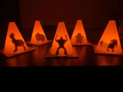 Mini lampara inspirada en Toy Story 2 con TEALIGHT