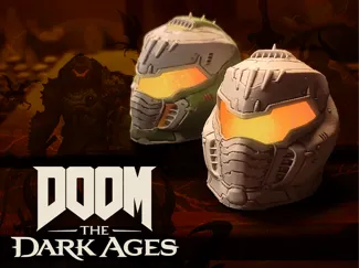 DOOM DARK AGE 头盔桌面摆件