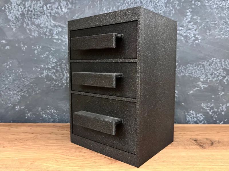 Box with drawers
