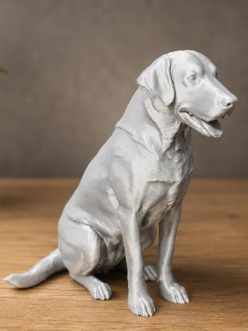 Figura decorativa: Labrador Retriever – Realistic Dog Statue — vista de referencia 2