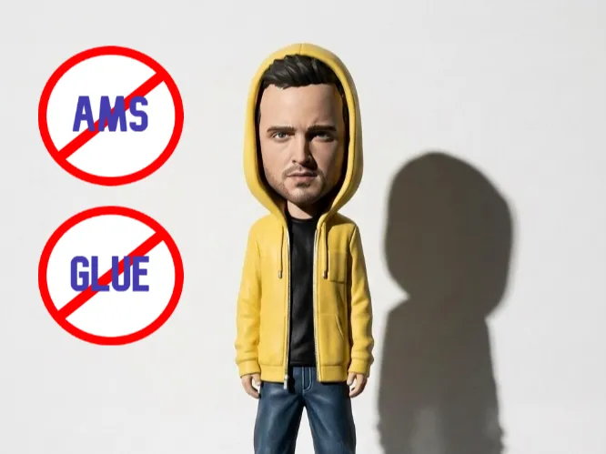 Accesorio para impresora 3D: Jesse Pinkman (Breaking Bad). Referencia del modelo original.