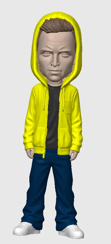 Accesorio para impresora 3D: Jesse Pinkman (Breaking Bad) — vista de referencia 4