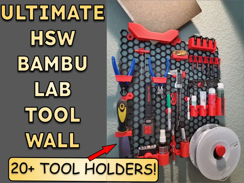 Ultimate HSW Bambu Lab Tool Storage Wall