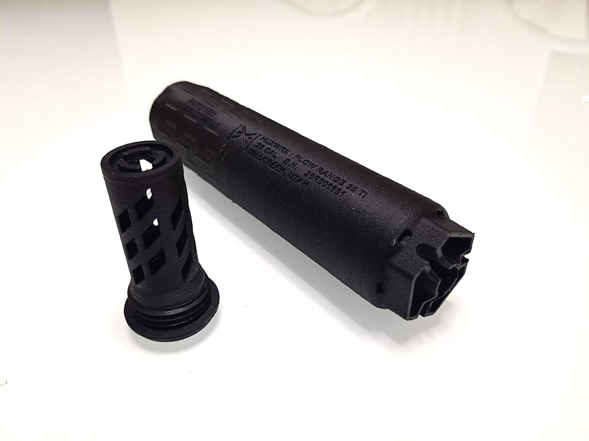 Silencer HUXWRX flow range - Suppressor Softair