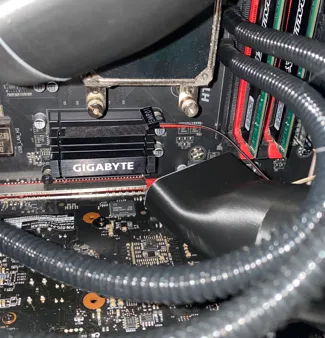 Straight pipe for pc cooling system 55