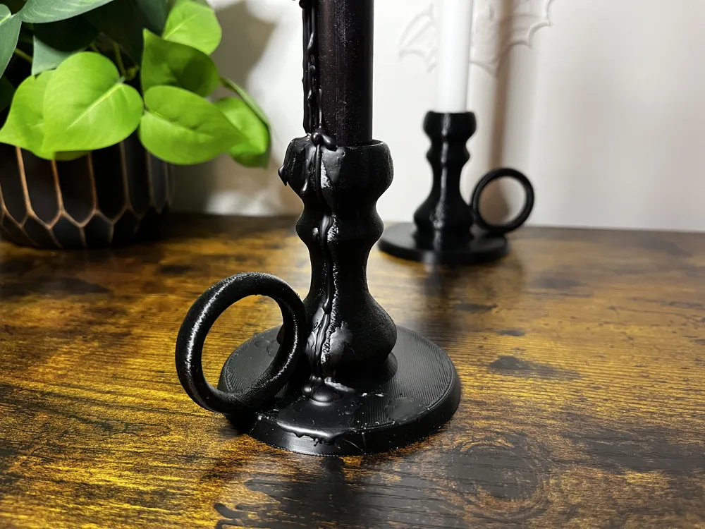 Vintage Candle Holder, Taper Candlestick Holder - Free 3D Print Model ...