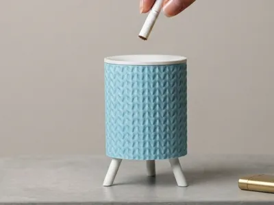 Round Iqos Terea Heet Ashtray - Knitted pattern