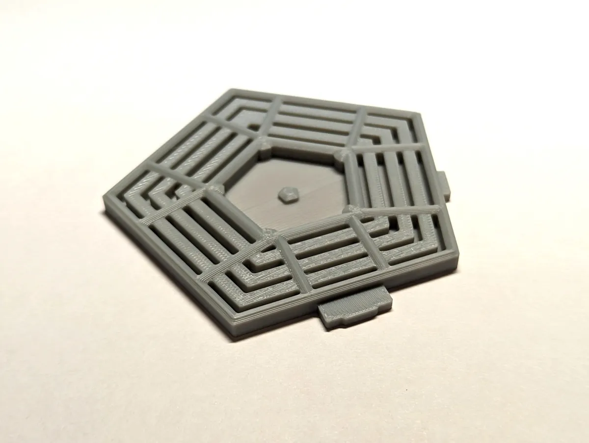 Dessous de verre pentagone