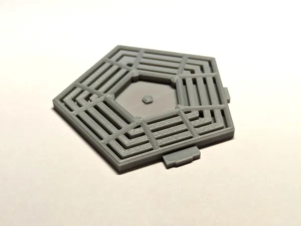 Dessous de verre pentagone