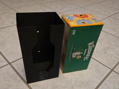 Under desk large tissue holder