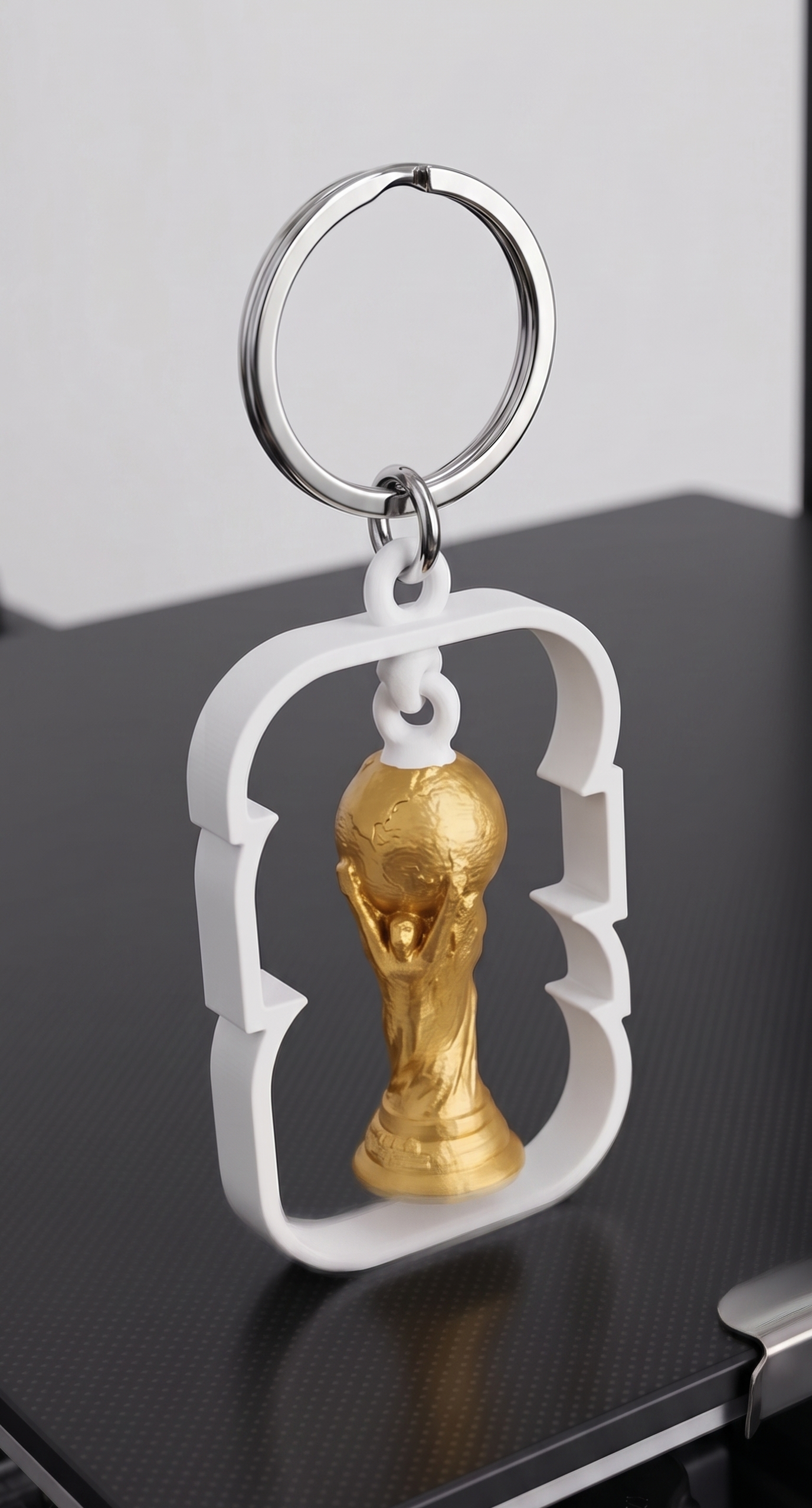 Miniatura 2 do modelo 3D Floating FIFA CUP Keychain - 2026