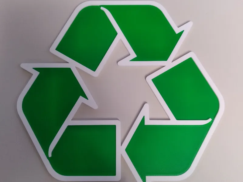 Recycling Symbol (Parallel Edges)