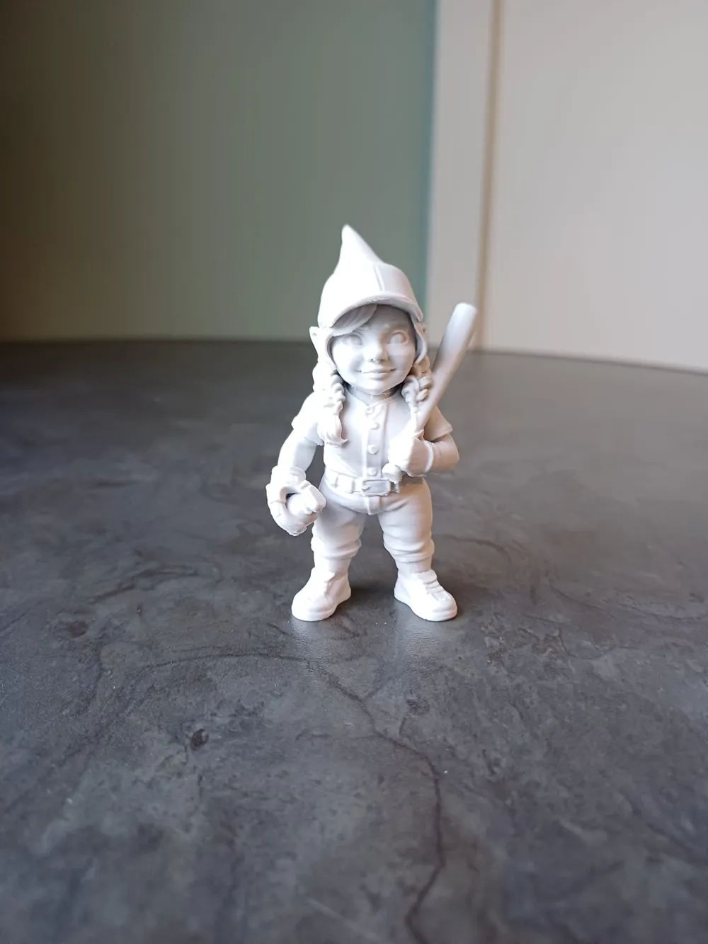 Cute Girl Baseball Player Figurine - Free 3D Print Model - MakerWorld