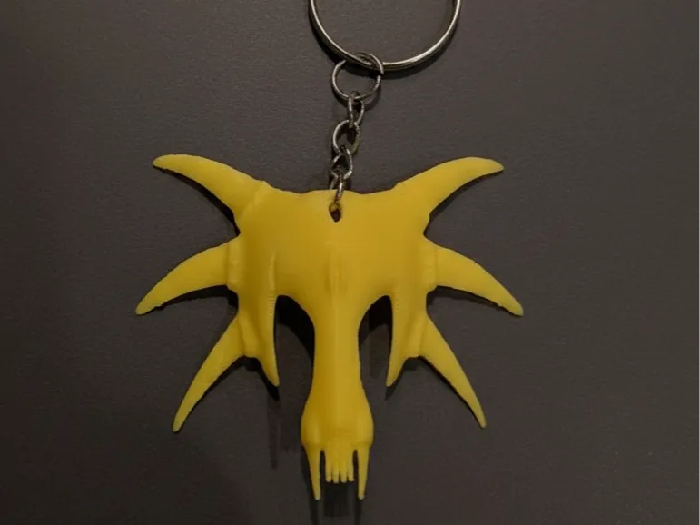 Sleeper Mask Gothic- Keychain