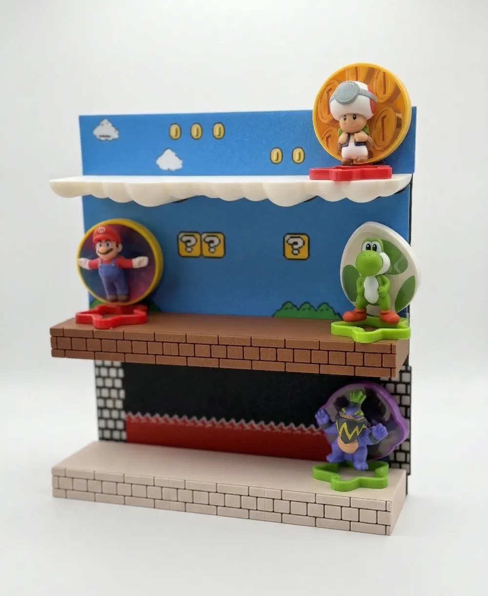 Super Mario Galaxy McDonald's Toy Stand - Free 3D Print Model - MakerWorld