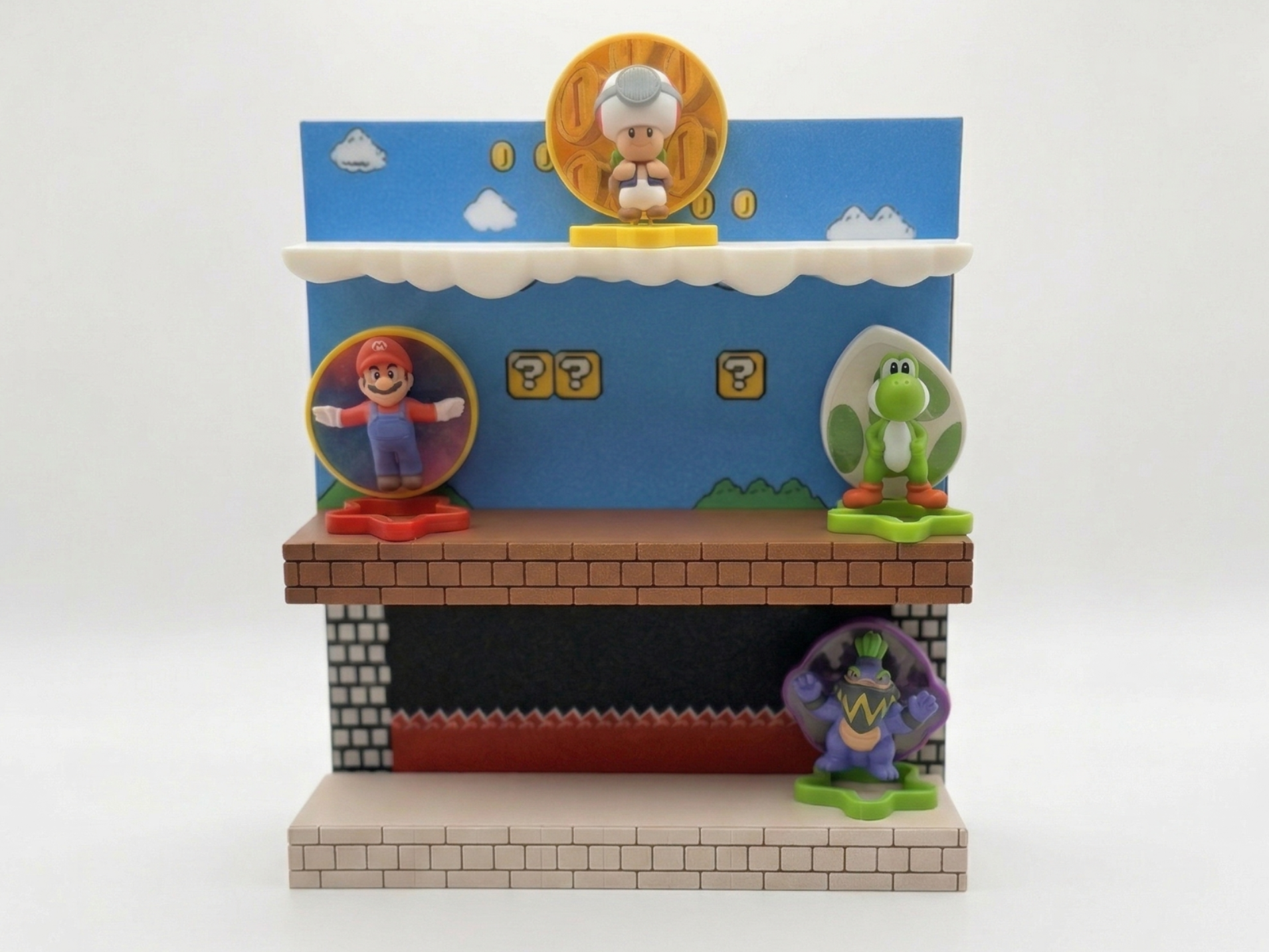 Super Mario Galaxy McDonald's Toy Stand