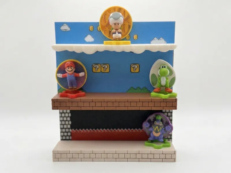 Super Mario Galaxy McDonald's Toy Stand