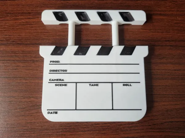 Clap de cinéma pour tournage