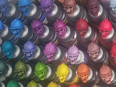 Ghost of No Man's Land Paint Swatch Toppers