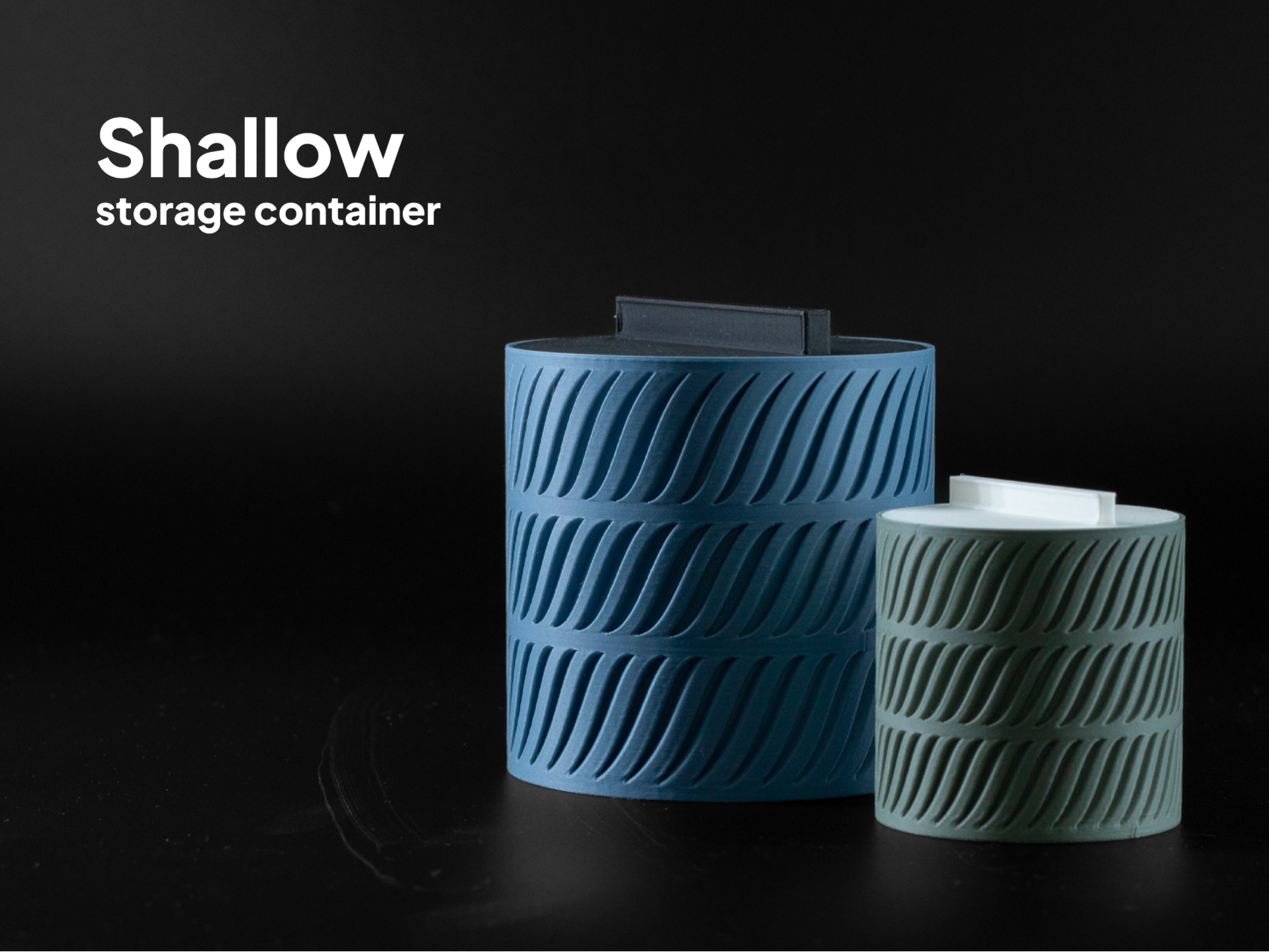 Shallow - Storage container