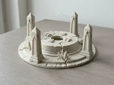 Fantasy Ritual Circle Diorama Base