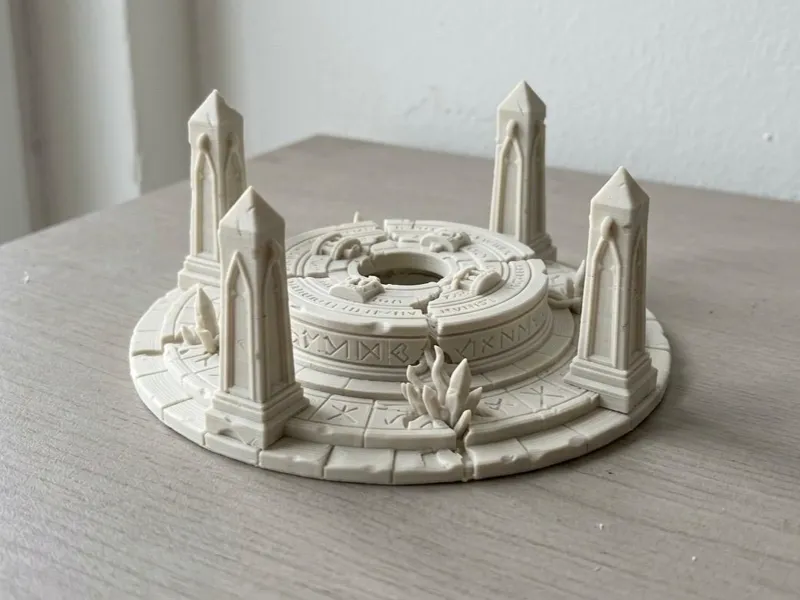Fantasy Ritual Circle Diorama Base