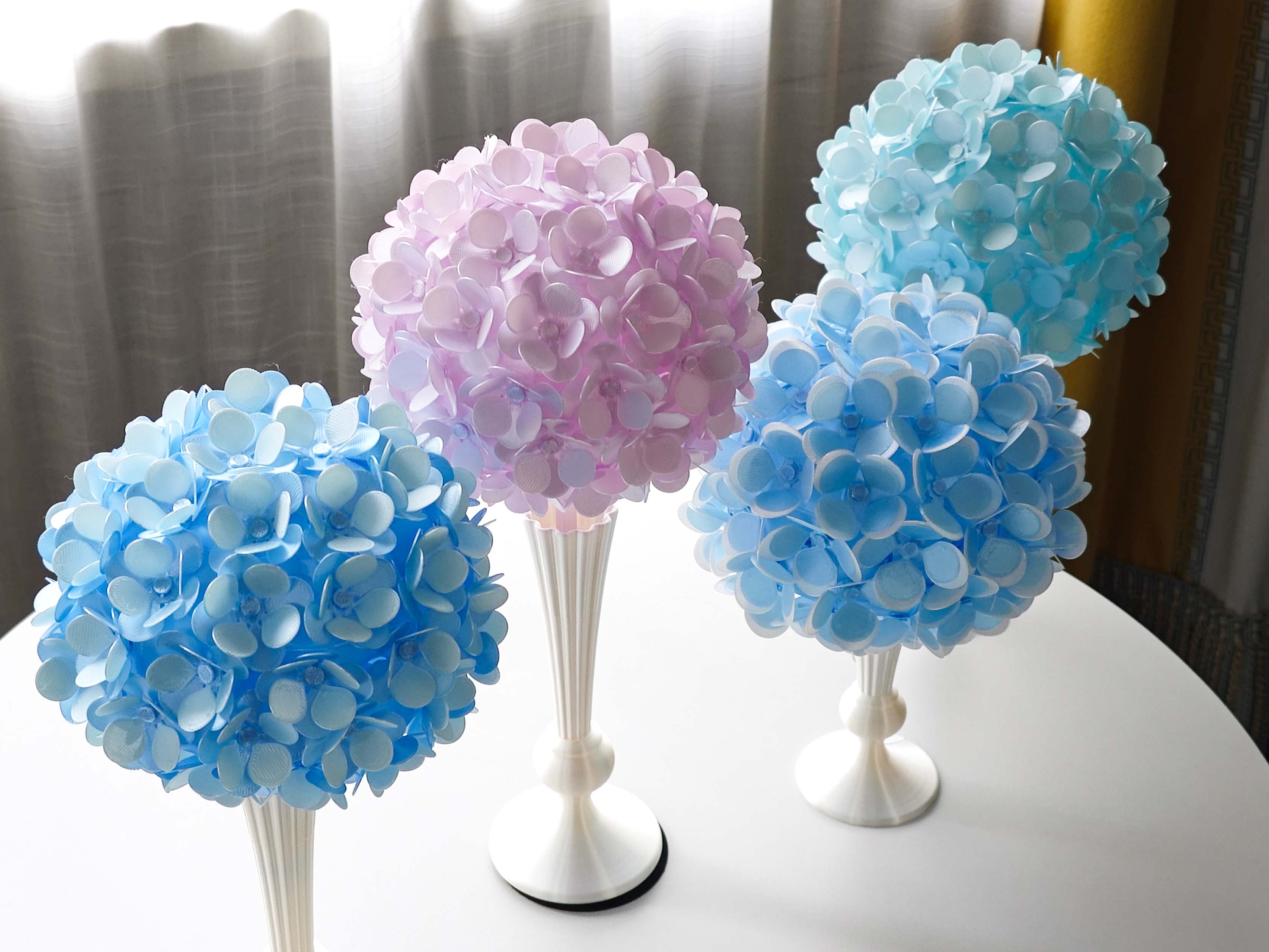 Miniatura 6 do modelo 3D 绣球花