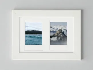 Frame insert for instax mini photos