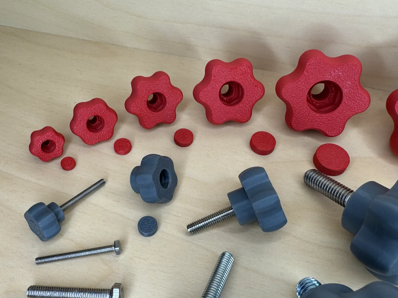 Sterngriff Sechskant screw M3 M4 M5 M6 M8 M10 M12 view 2