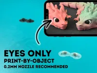 Modular Eyes Only / 0.2mm Nozzle / Print-By-Object