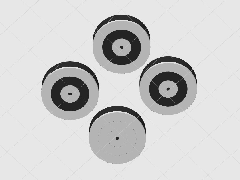 xTool S1 Target Pin PLA magnetic