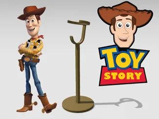 Toy Story Woody & Jessie Stand – Custom Name