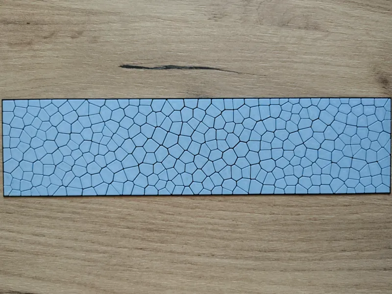 40K Terrain Footprint 10x2.5 – Long Ruins Strip