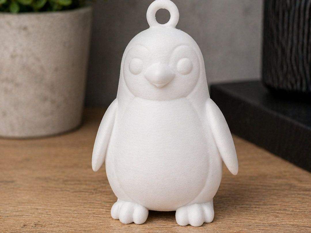 Cute Penguin Keychain – Easy No-Support 3D Print
