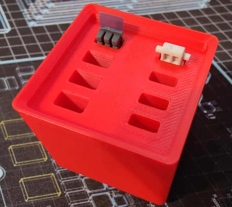 Filament Cutter and Nozzle Wiper Gridfinity Holder