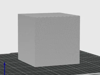 100% infill cube 