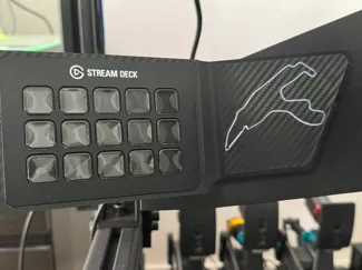 Stream Deck MK1 Holder for Sim Lab GT EVO Mount