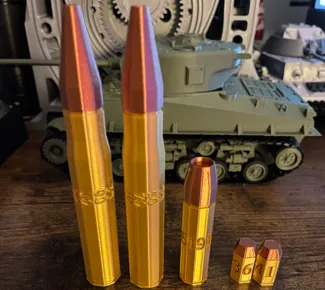 d6, d10, and d100 Bullet Die