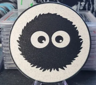 Susuwatari 3mm x 100mm Coaster