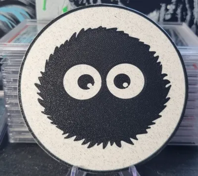Susuwatari 3mm x 100mm Coaster
