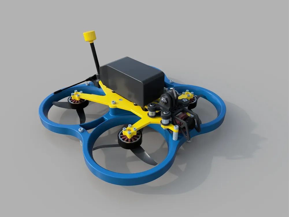 POPO-3.5 Drone Frame - Free 3D Print Model - MakerWorld