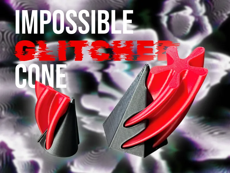 Impossible Glitched Cone Fidget